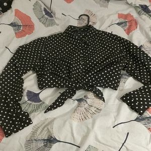 Forever 21 crop button up